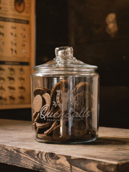 Quendalls Premium Glass Treat Jar