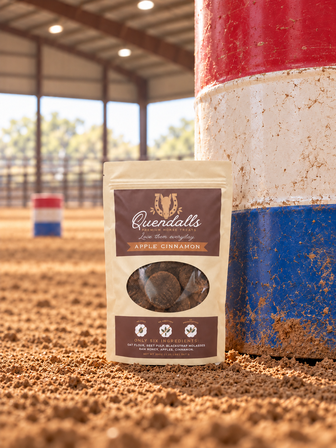 2lb Bag Everyday Premium Horse Treats - Apple Cinnamon